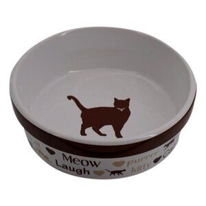 Indecor Home Celebrating Animals/Confronting Cruelty Cat Saucer Bowl